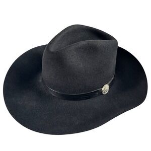 Dale‎ Earnhardt #3 Signature Collection Stetson Hat Black Cowboy Racing 6 3/4